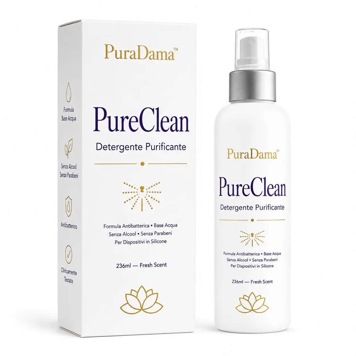 PureClean | Detergente purificante per dispositivi intimi