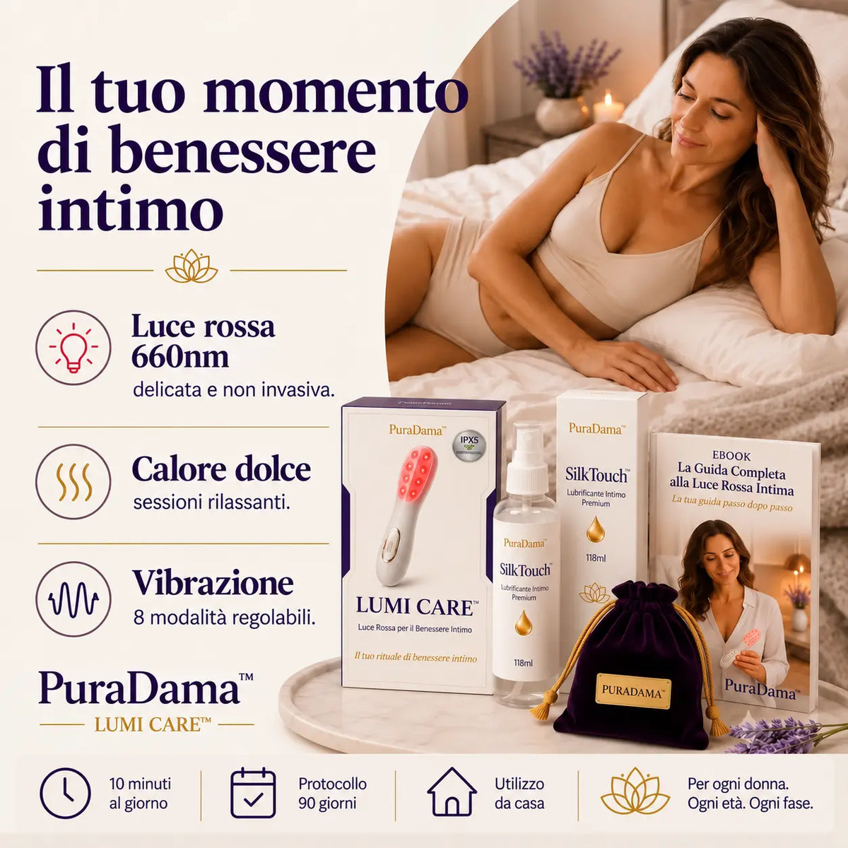 Il tuo momento di benessere intimo con LumiCare™