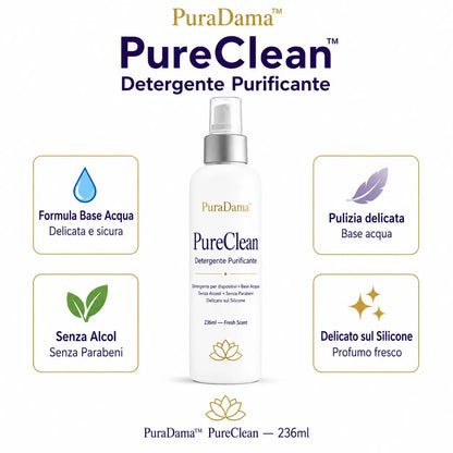 PureClean detergente spray per dispositivi intimi 236ml